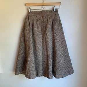 Vintage Cacharel Skirt - 100% wool circa 1980s